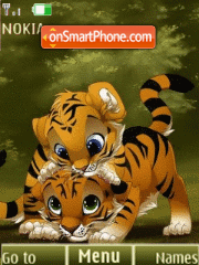 Capture d'écran Little kittens, animation thème