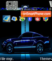 Ford mustang tema screenshot