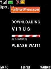 Virus Loading tema screenshot