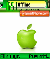 Apple Fresh 01 es el tema de pantalla