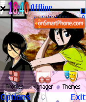 Rukia San tema screenshot