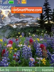 Capture d'écran Spring in mountains thème