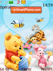 Capture d'écran Winniepooh thème