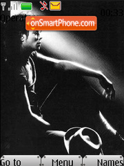 Capture d'écran Michael Jackson SWF Clock thème