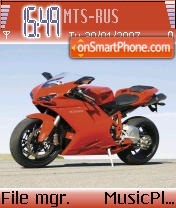 Ducati theme screenshot