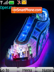 Neon Shoe tema screenshot