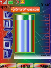 Capture d'écran RGB Battery Updater SWF thème