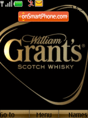 Scotch Whisky Grants theme screenshot