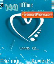Hearts Love Is tema screenshot