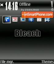 Capture d'écran Bleach FP2 ipaper thème
