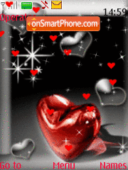 Hearts for you tema screenshot