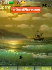 Sea sail theme screenshot