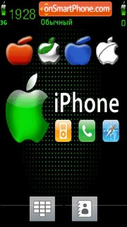 Iphone 08 tema screenshot