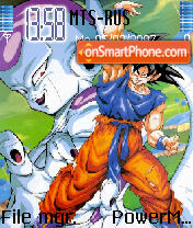 Скриншот темы Goku 2