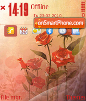 Classical rose Q Fp1 theme screenshot