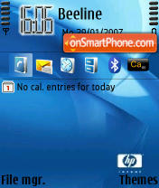 HP V3 tema screenshot