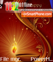 Happy Diwali es el tema de pantalla