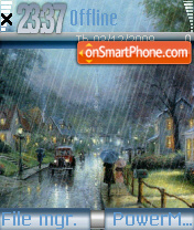 Rain 03 tema screenshot