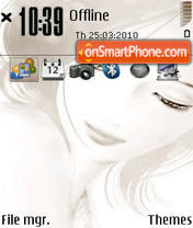Nana QVGA 01 tema screenshot