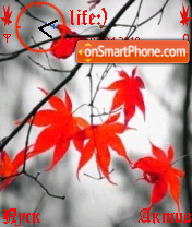 Leaves tema screenshot