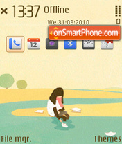 Girl 05 theme screenshot