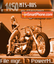 Capture d'écran Harley66 thème