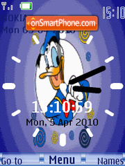 Capture d'écran Disney Family Clock thème