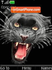 Black puma anim tema screenshot