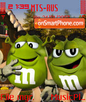 Скриншот темы M and Ms and Shrek 2