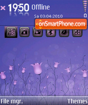 Capture d'écran Flowers 15 thème