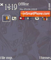 Capture d'écran Kanon thème