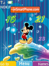 Mickey mouse theme screenshot
