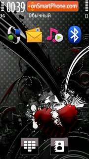 Dark Heart theme screenshot