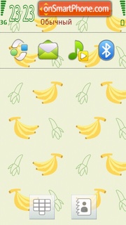 Capture d'écran Banana 02 thème