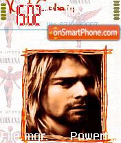 Capture d'écran Kurt Cobain thème
