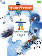 Capture d'écran Vancouver 2010 thème