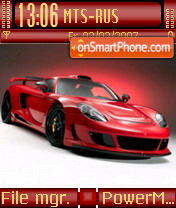Porsche Carrera GT 01 theme screenshot