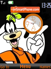 Goofy Clock tema screenshot