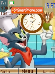 T n J Clock 2 es el tema de pantalla
