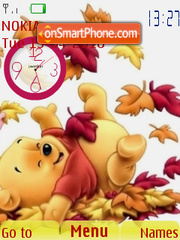 Baby Pooh tema screenshot