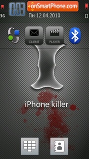 Скриншот темы Iphone Killer 01