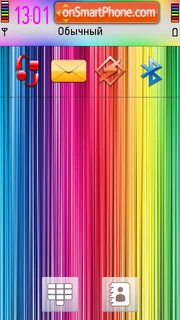 Crazy Colors tema screenshot