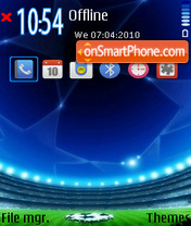 Capture d'écran Football 2013 thème