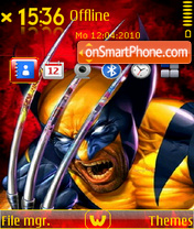 Скриншот темы Wolverine 09