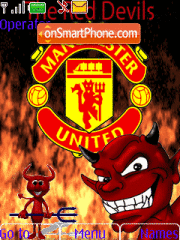 Capture d'écran Manchester united thème