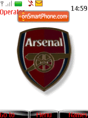 Скриншот темы Arsenal animated