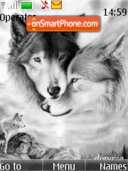 Wolfs anim tema screenshot
