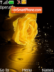 Beautiful rose theme screenshot