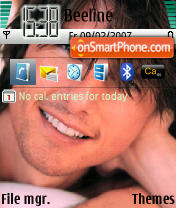 Tom Cruise tema screenshot