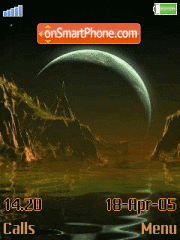 Capture d'écran Animated Green Planet 01 thème